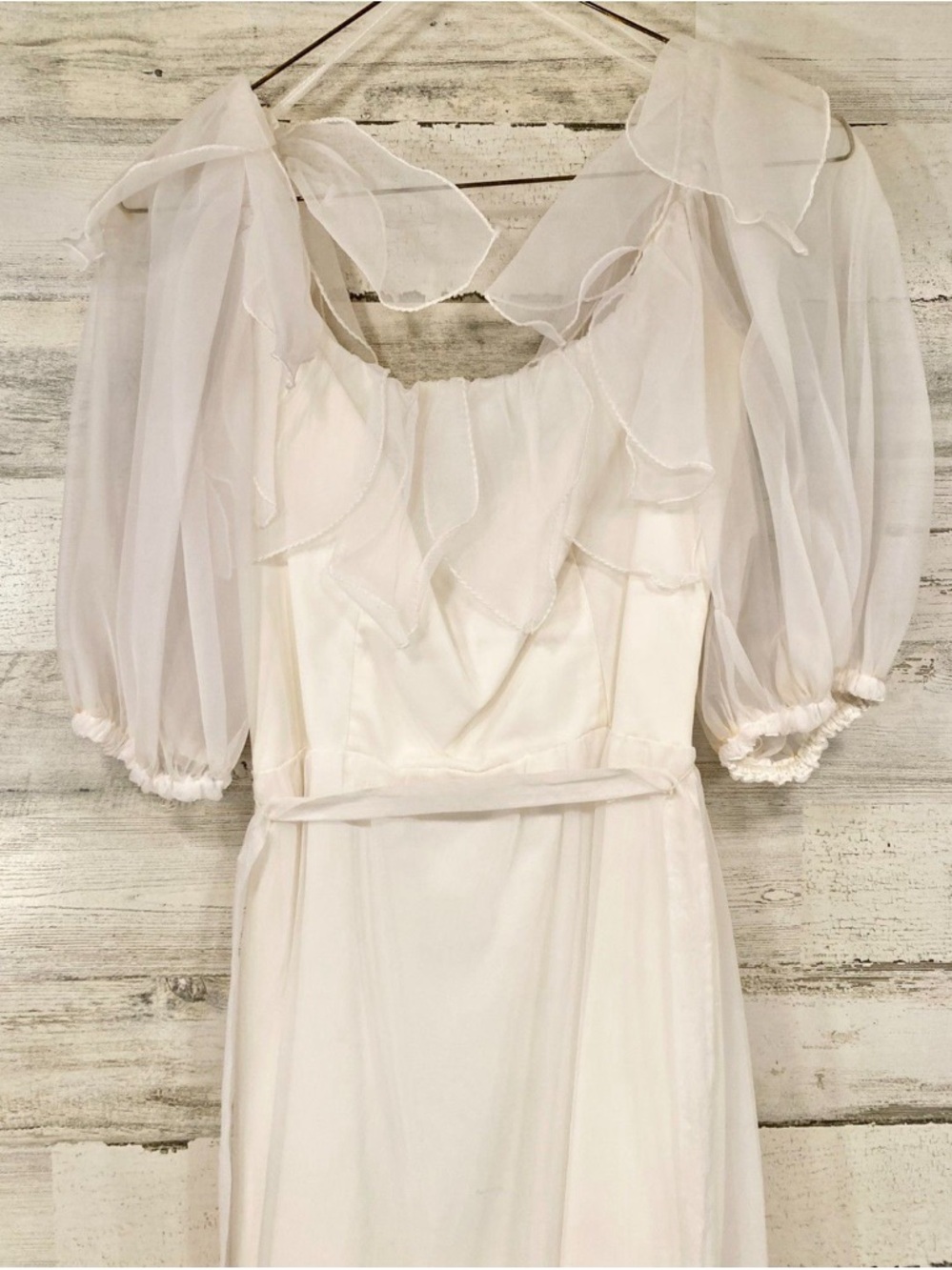 1970s Wedding Dress